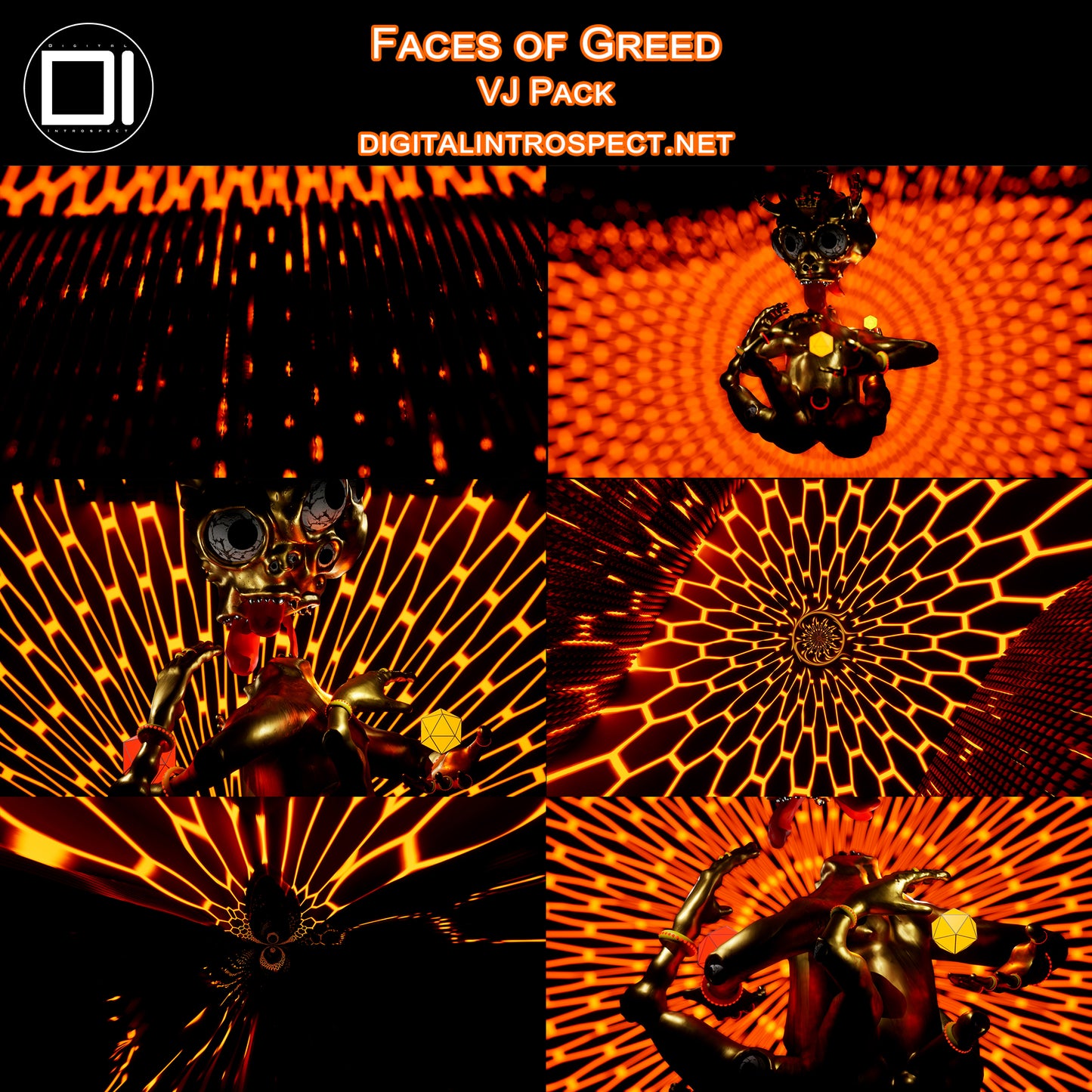 Faces of Greed VJ Pack