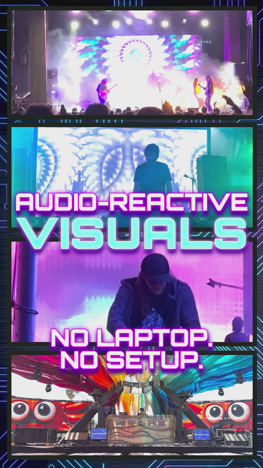 DiPiVJ - Portable Audio-Reactive Visuals Instrument